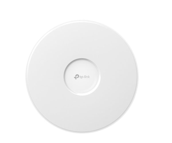TP-LINK-EAP772-TP-Link EAP772 BE9300 Ceiling Mount Tri-Band Wi-Fi 7 Access Point (WIFI7) 5760 Mbps on 6 GHz + 2880 Mbps on 5 GHz + 574 Mbps on 2.4 GHz
