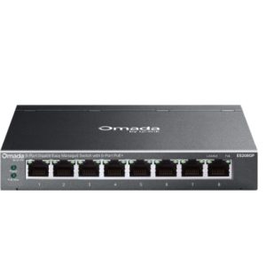 TP-LINK-ES208GP-TP-Link ES208GP  Omada 8-Port Gigabit Easy Managed Switch with 8-Port PoE+