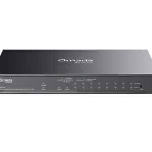 TP-LINK-ES210GP-TP-Link ES210GP Omada 10-Port Gigabit Easy Managed Switch with 8-Port PoE+