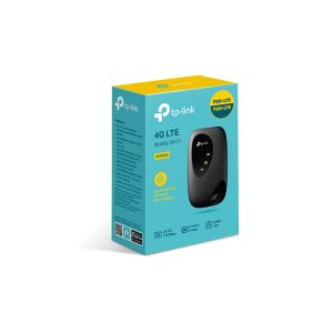 TP-LINK-M7000-TP-Link M7000 4G-LTE Mobile Wi-Fi 150Mbps DL 50Mbps UL 4G SIM Card Slot 2000mAh 8hrs Rechargeable Battery for 10 Devices iOS/Android App
