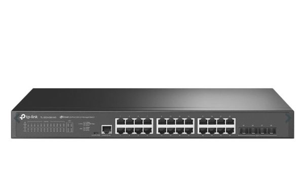 TP-LINK-SG3428X-M2-TP-Link SG3428X-M2 Omada 24-Port 2.5GBASE-T L2+ Managed Switch with 4 10GE SFP+ Slots
