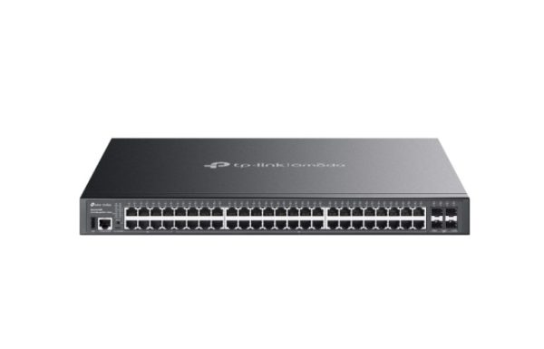 TP-LINK-SG5452XMPP-TP-Link SG5452XMPP Omada 48-Port Gigabit Stackable Lite L3 Managed PoE++ Switch with 4× 10G Slots