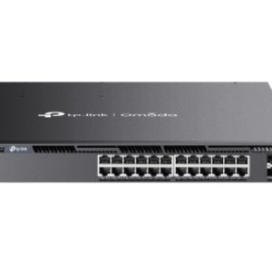 TP-LINK-SG6428XHP-TP-Link SG6428XHP Omada 24-Port Gigabit Stackable L3 Managed PoE+ Switch with 4 10G Slots