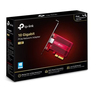 TP-LINK-TX401-TP-Link TX401 10G 10 Gigabit PCI Express Network Adapter Low-Profile  Full-Height Brackets 1× PCI Express 3.0 x4