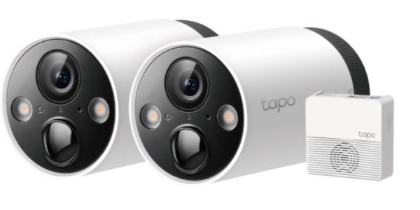 TP-LINK-Tapo C420S2-TP-Link Tapo C420S2 4MP Smart Wire-Free Security Camera System