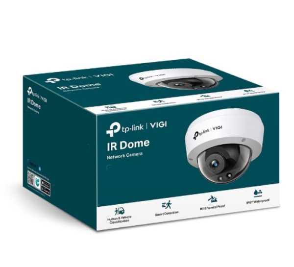 TP-LINK-VIGI C240I(4mm)-TP-Link VIGI 4MP C240I(4mm) IR Dome Network Camera