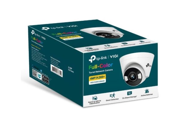 TP-LINK-VIGI C450(4mm)-TP-Link VIGI 5MP C450(4mm)  Full-Colour Turret Network Camera