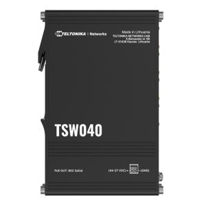 Teltonika-TSW040000000-Teltonika TSW040 - 8-port PoE+ Switch (7-57 VDC