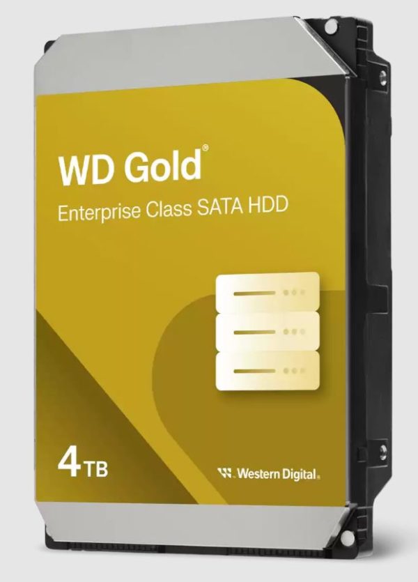 Western Digital-WD4004FRYZ-Western Digital Gold 4TB 3.5" Enterprise Class SATA 6 Gb/s HDD 7200 RPM Cache Size  256MB 5-Year Limited Warranty