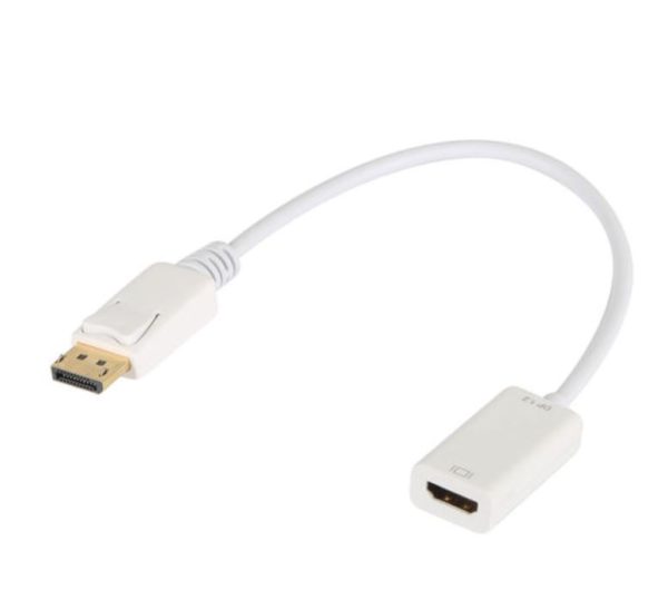 8ware-MP355-8ware DisplayPort DP to HDMI Male to Female Adapter Cable High-resolution suppor 20cm Length Use for movies