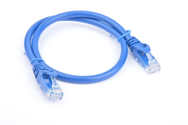 8ware-PL6A-0.25BLU-8Ware CAT6A Cable 0.25m (25cm) - Blue Color RJ45 Ethernet Network LAN UTP Patch Cord Snagless