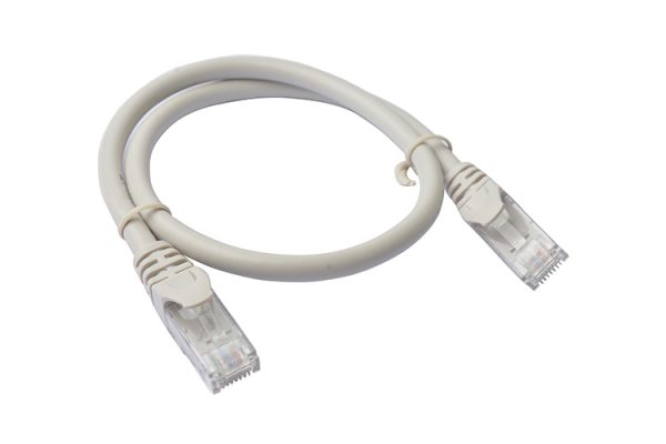 8ware-PL6A-0.25GRY-8Ware CAT6A Cable 0.25m (25cm) - Grey Color RJ45 Ethernet Network LAN UTP Patch Cord Snagless