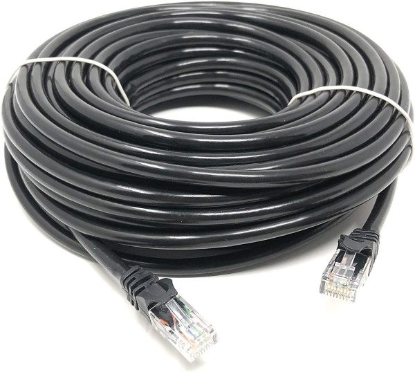 8ware-PL6A-10BLK-8Ware CAT6A Cable 10m - Black Color RJ45 Ethernet Network LAN UTP Patch Cord Snagless