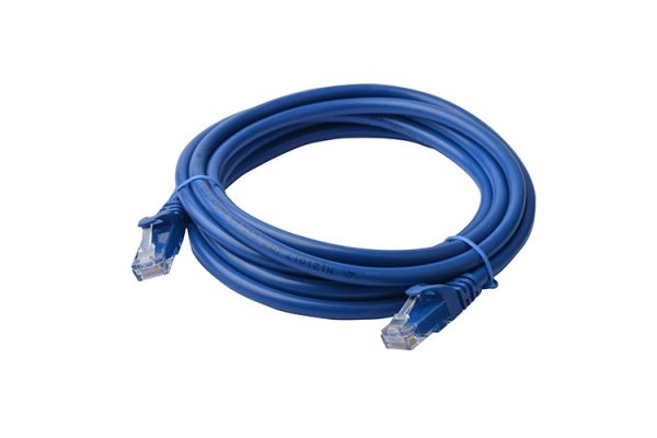 8ware-PL6A-3BLU-8Ware CAT6A Cable 3m - Blue Color RJ45 Ethernet Network LAN UTP Patch Cord Snagless