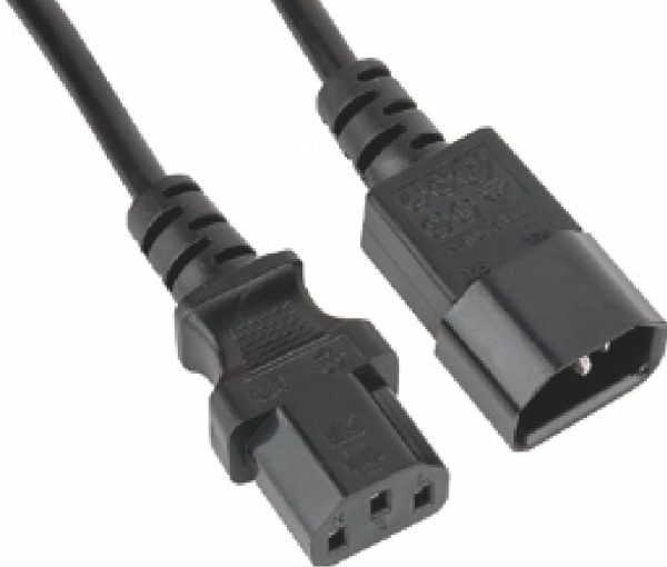 Astrotek-AT-IEC-MF-1.8M-Astrotek Power Extension Cable 2m - Male to Female IEC C13 to C14 Monitor to PC or PC/UPS to Devices