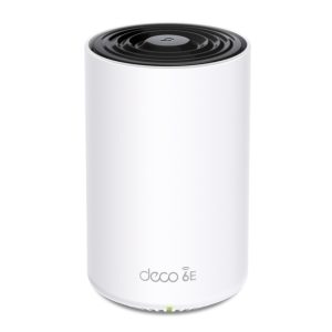 TP-LINK-Deco XE75(1-pack)-TP-Link Deco XE75 AXE5400 Tri-Band Mesh Wi-Fi 6E System(1-pack) 574 Mbps at 2.4 GHz + 2402 Mbps at 5 GHz + 2402 Mbps at 6 GHz