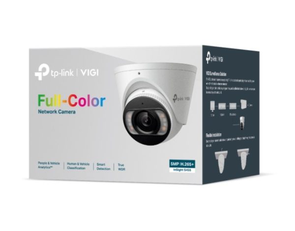 TP-LINK-InSight S455(4mm)-TP-Link InSight S455(4mm) VIGI 5MP Full-Colour Turret Network Camera