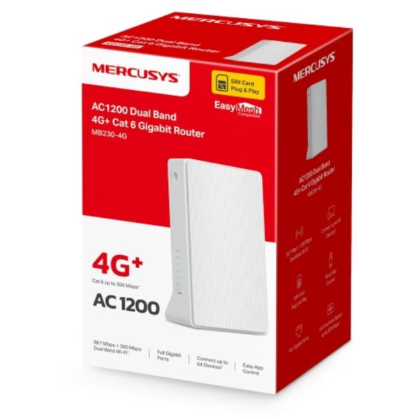 TP-LINK-MB230-4G-Mercusys MB230-4G AC1200 Wi-Fi 4G LTE Router