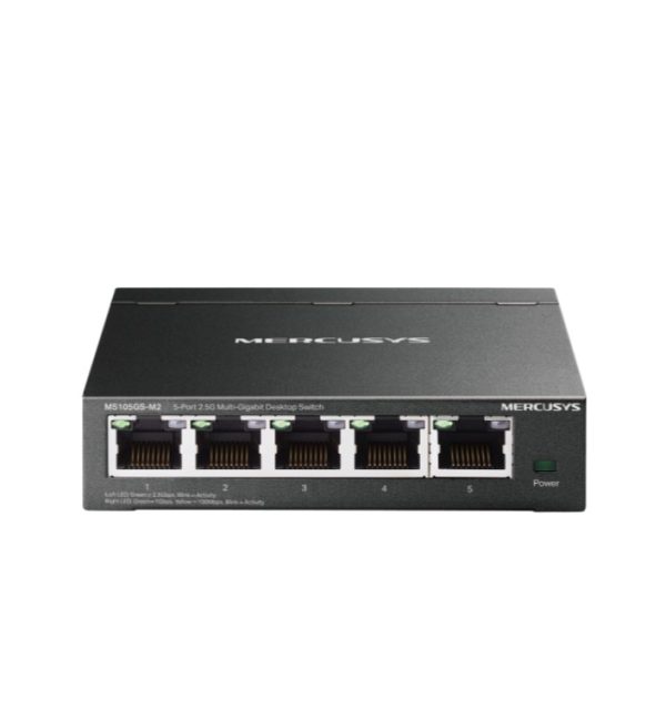 TP-LINK-MS105GS-M2-Mercusys MS105GS-M2 5-port 2.5G Multi-Gigabit Desktop Switch
