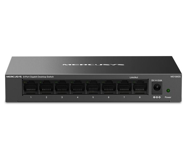 TP-LINK-MS108GS-M2-Mercusys MS108GS-M2  8-Port 2.5G Multi-Gigabit Desktop Switch