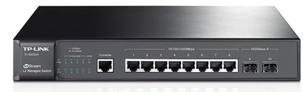 TP-LINK-SG3210-TP-Link SG3210  JetStream 8-Port Gigabit L2 Managed Switch with 2 SFP Slots Omada
