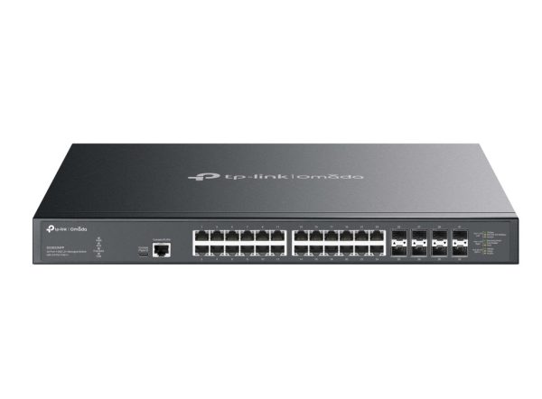 TP-LINK-SX3832MPP-TP-Link SX3832MPP Omada 32-Port 10GE L2+ Managed Switch with 24-Port PoE++