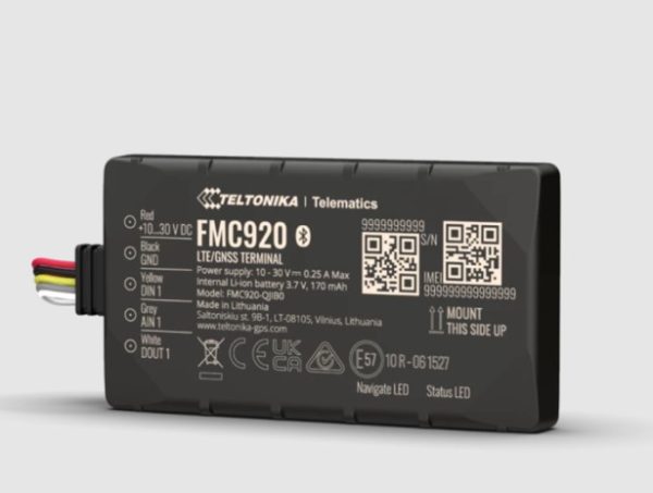 Teltonika-FMC9202MCO01-Teltonika Most Popular Compact 4G LTE Cat 1 Model for Basic Tracking - Reliable 4G (LTE Cat 1) connection with fallback to 2G (GSM) network