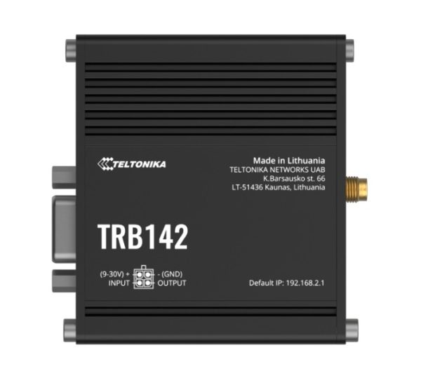 Teltonika-TRB142108000-Teltonika TRB142 Industrial Rugged LTE RS232 Gateway
