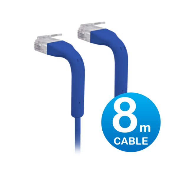 Ubiquiti-U-CABLE-PATCH-8M-RJ45-BL-UniFi Patch Cable 8m Blue