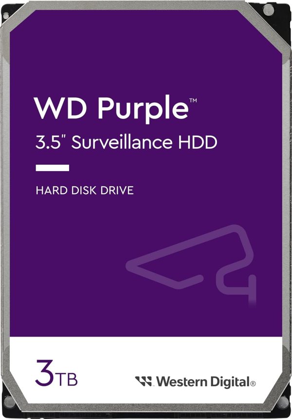 Western Digital-WD33PURZ-Western Digital WD Purple 3TB 3.5" SATA Surveillance HDD 256MB Cache 3-Year Limited Warranty
