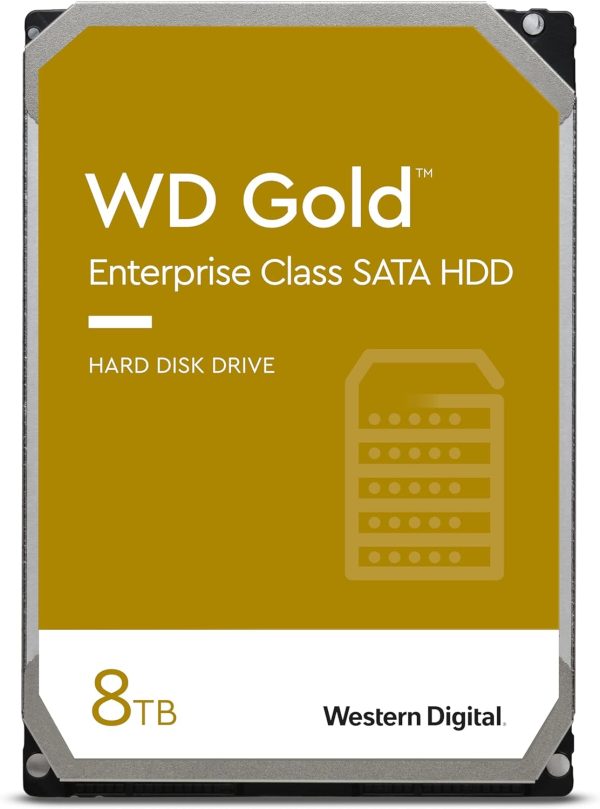 Western Digital-WD8005FRYZ-Western Digital Gold 8TB 3.5" Enterprise Class SATA 6 Gb/s HDD 7200 RPM Cache Size  256MB 5-Year Limited Warranty