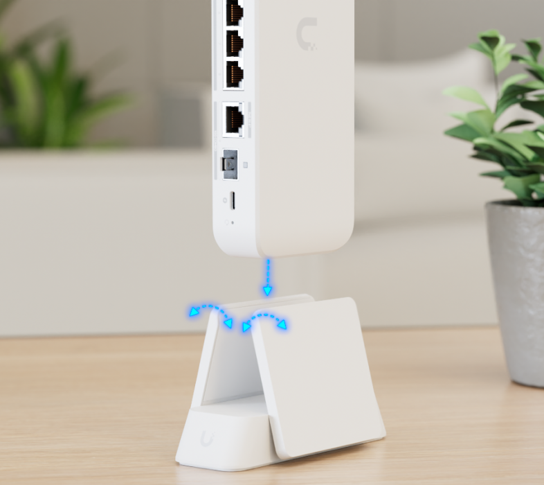 Ubiquiti | Ubiquiti Universal Table Stand, Weighted Stand With Adjustable Clamp Keeps Non-rack UniFi Devices Upright On Flat Surfaces. | UACC-UTS - Image 2