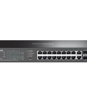 TP-LINK-ES220GP-TP-Link ES220GP Omada 20-Port Gigabit Easy Managed Switch with 16-Port PoE+
