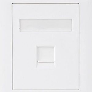 Astrotek-ATP-SC-6-1-Astrotek CAT6 RJ45 Network Wall Face Plate Outlets 86x86mm 1 Port Socket Kit