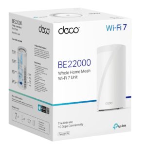 TP-LINK-Deco BE85(1-pack)-TP-Link Deco BE85(1-pack) BE22000 Tri-Band Whole Home Mesh Wi-Fi 7 System (WIFI7)