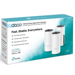 TP-LINK-Deco M4(3-pack)-TP-Link Deco M4 (3-pack) AC1200 Whole Home Mesh Wi-Fi System.  ~370sqm Coverage