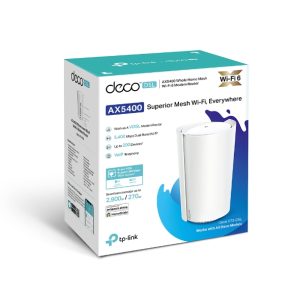 TP-LINK-Deco X73-DSL(1-pack)-TP-Link Deco X73-DSL AX5400 VDSL Whole Home Mesh Wi-Fi 6 System
