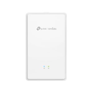TP-LINK-EAP625GP-Wall-TP-Link EAP625GP-Wall Omada AX1800 Wi-Fi 6 Wall Plate GPON Access Point