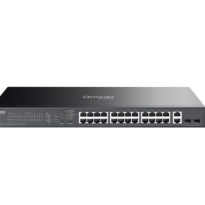 TP-LINK-ES228GP-TP-Link ES228GP Omada 28-Port Gigabit Easy Managed Switch with 24-Port PoE+