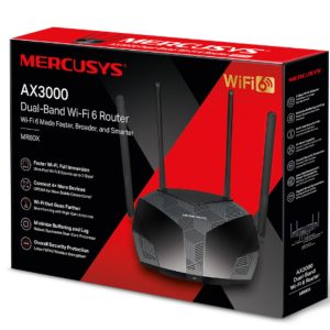 TP-LINK-MR80X-Mercusys MR80X AX3000 Dual-Band Wi-Fi 6 Router