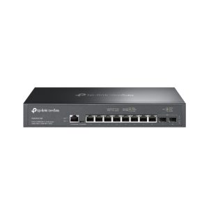 TP-LINK-SG3210X-M2-TP-Link SG3210X-M2 Omada 8-Port 2.5GBASE-T L2+ Managed Switch with 2 10GE SFP+ Slots by Omada SDN