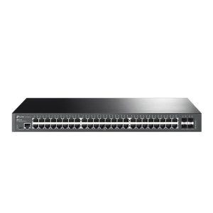 TP-LINK-SG3452X-TP-Link SG3452X Omada 48-Port Gigabit L2+ Managed Switch with 4 10GE SFP+ Slots