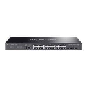 TP-LINK-SG5428X-TP-Link SG5428X Omada 24-Port Gigabit Stackable Lite L3 Managed Switch with 4× 10G Slots