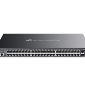 TP-LINK-SG5452XMPP-TP-Link SG5452XMPP Omada 48-Port Gigabit Stackable Lite L3 Managed PoE++ Switch with 4× 10G Slots