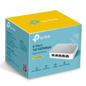 TP-LINK-TL-SF1005D-TP-Link TL-SF1005D 5-port 10/100M mini Desktop Switch