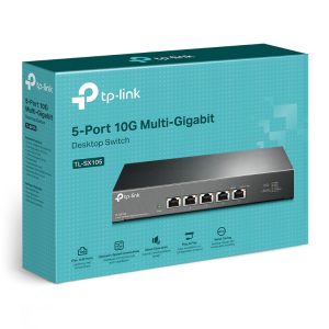 TP-LINK-TL-SX105-TP-Link TL-SX105 5-Port 10G Desktop Switch