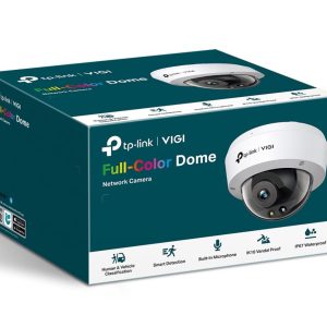 TP-LINK-VIGI C250(2.8mm)-TP-Link VIGI 5MP C250(2.8mm) Full-Color Dome Network Camera 2.8mm Lens