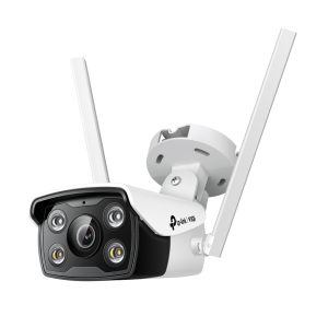 TP-LINK-VIGI C340-W(4mm)-TP-Link VIGI 4MP C340-W(4mm) Outdoor Full-Colour Wi-Fi Bullet Network Camera