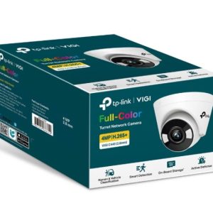 TP-LINK-VIGI C450(4mm)-TP-Link VIGI 5MP C450(4mm)  Full-Colour Turret Network Camera