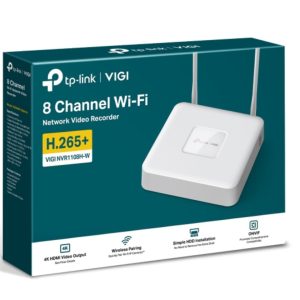 TP-LINK-VIGI NVR1108H-W-TP-Link VIGI NVR1108H-W 8 Channel Wi-Fi Network Video Recorder